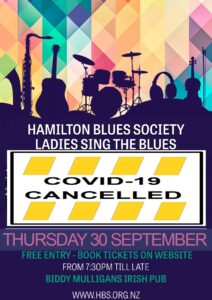 HBS Ladies Sing the Blues Cancellation 2021